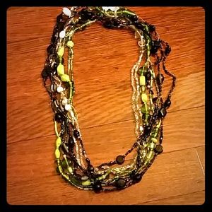 antique glass mardi gras beads